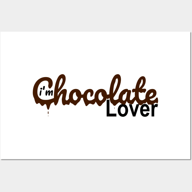 i'm chocolate lover Wall Art by Niteshnaagodiya